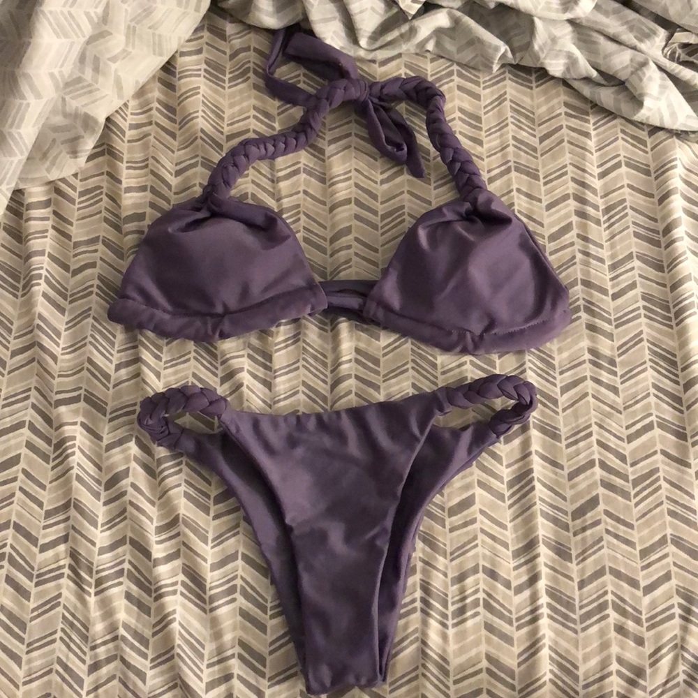 Braided bikini set